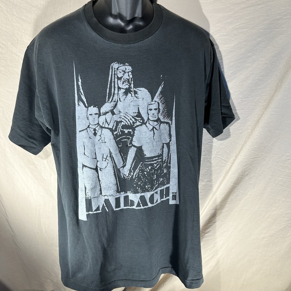 Rare Vintage 90s Laibach Neue Slowenische Kunst T-Shirt Men's XL NSK Industrial